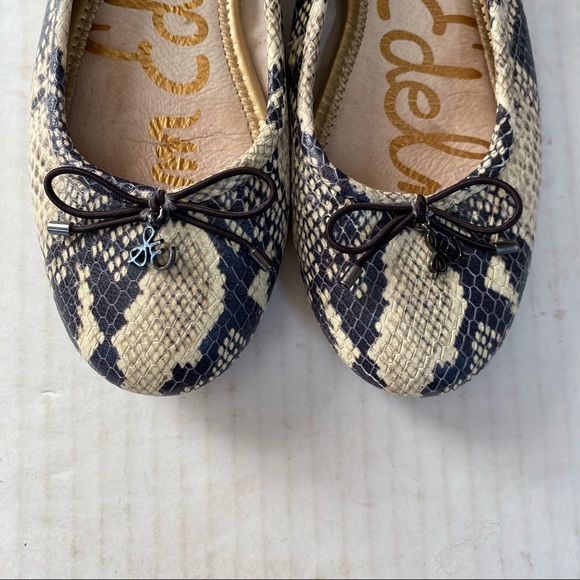 Sam Edelman Felicia Snakeskin Ballet Flat - Picture 11 of 14